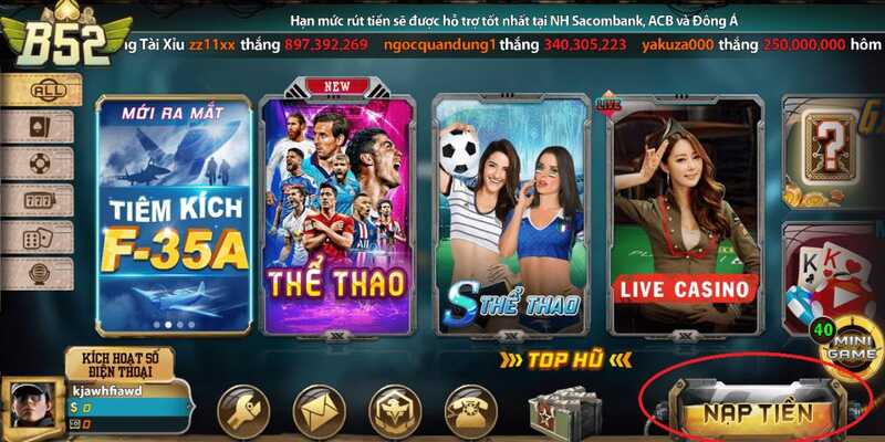 Thể Thao B52 - Trải Nghiệm Đỉnh Cao Của Giới Thể Thao 2 Đôi nét về tựa game thể thao B52